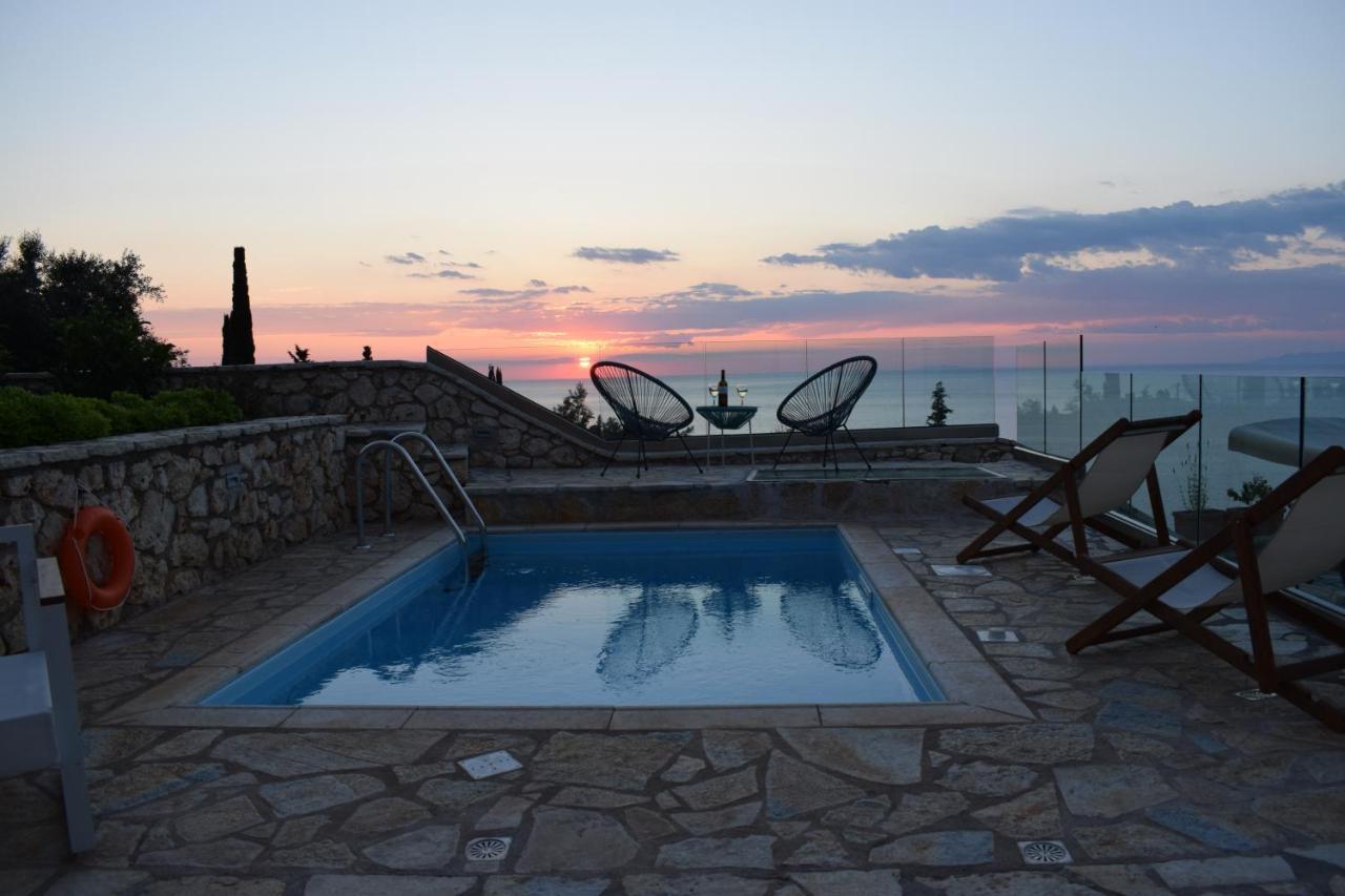 Villa Thetis With Private Pool Where The Sunsets Fade Away Áyios Nikítas Exterior foto