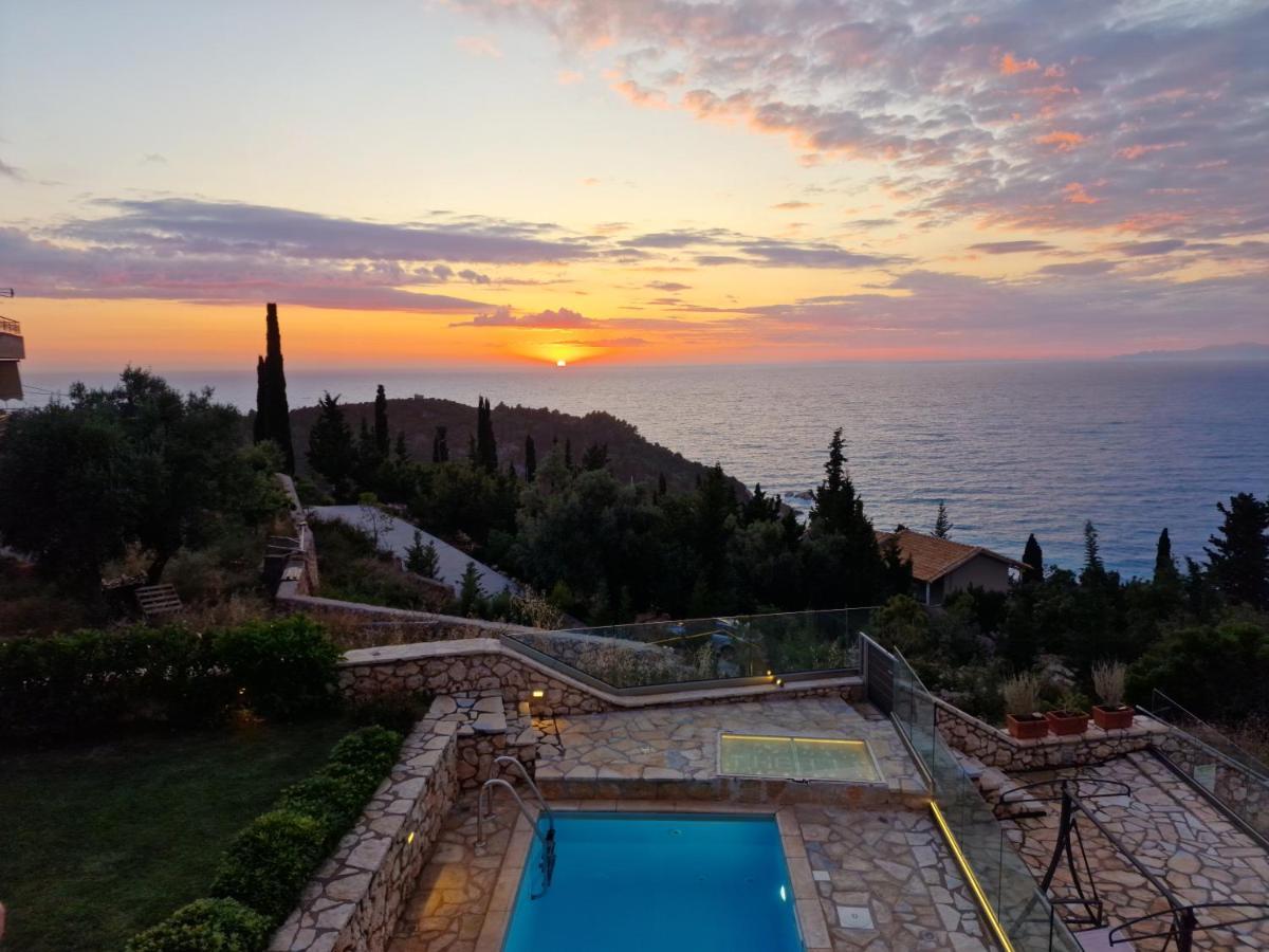 Villa Thetis With Private Pool Where The Sunsets Fade Away Áyios Nikítas Exterior foto
